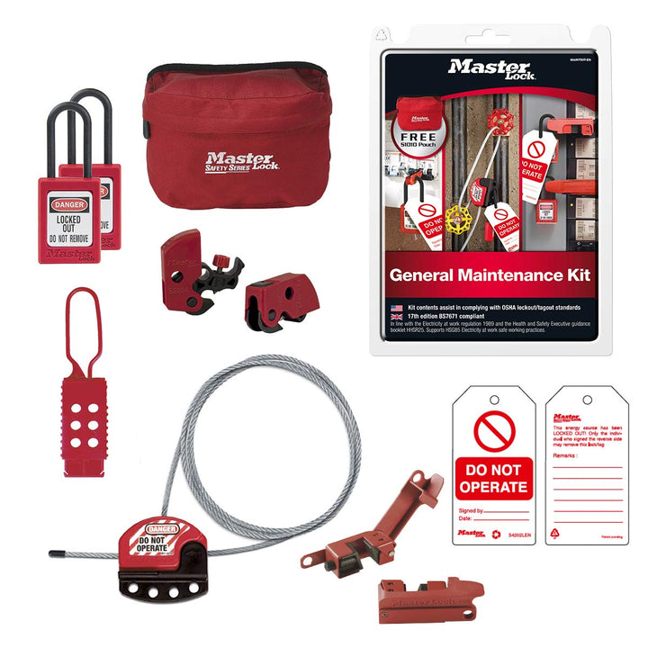 Masterlock smaintkit M/Lock Allgemeine Wartung Lockout/Tag Out-Kit, Allgemeine Wartung