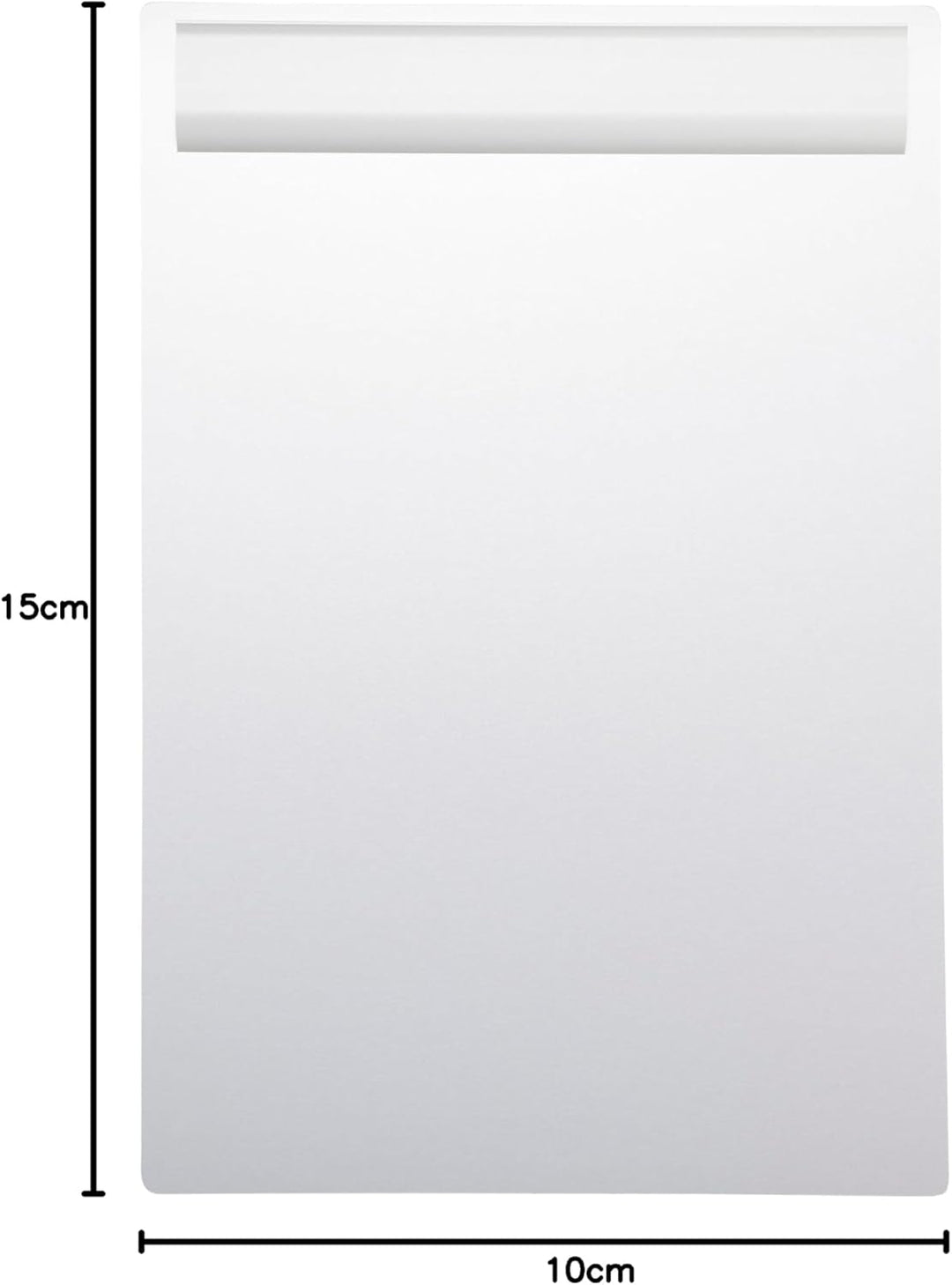 MAUL Klemmbrett A4 | Stabiles Klemmbrett aus Aluminium | Schreibunterlage mit Klemmweite 1cm | Clipb