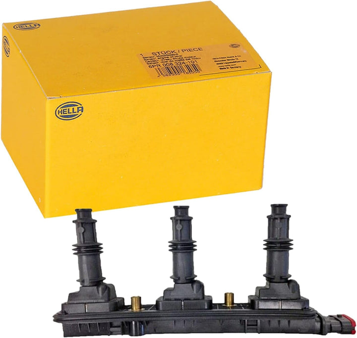 HELLA 5DA 358 000-281 Zündspule - 12V - 5-polig - Blockzündspule - geschraubt
