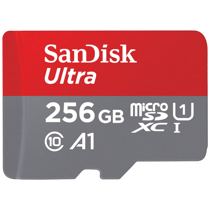 SanDisk Ultra Android microSDXC UHS-I Speicherkarte 256 GB + Adapter (Für Smartphones und Tablets, A