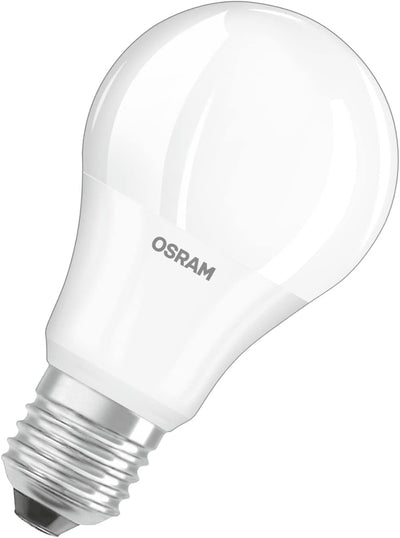 OSRAM LED-Lampe, Sockel: E27, Warm White, 2700 K, 8,50 W, Ersatz für 60-W-Glühbirne, matt, LED BASE