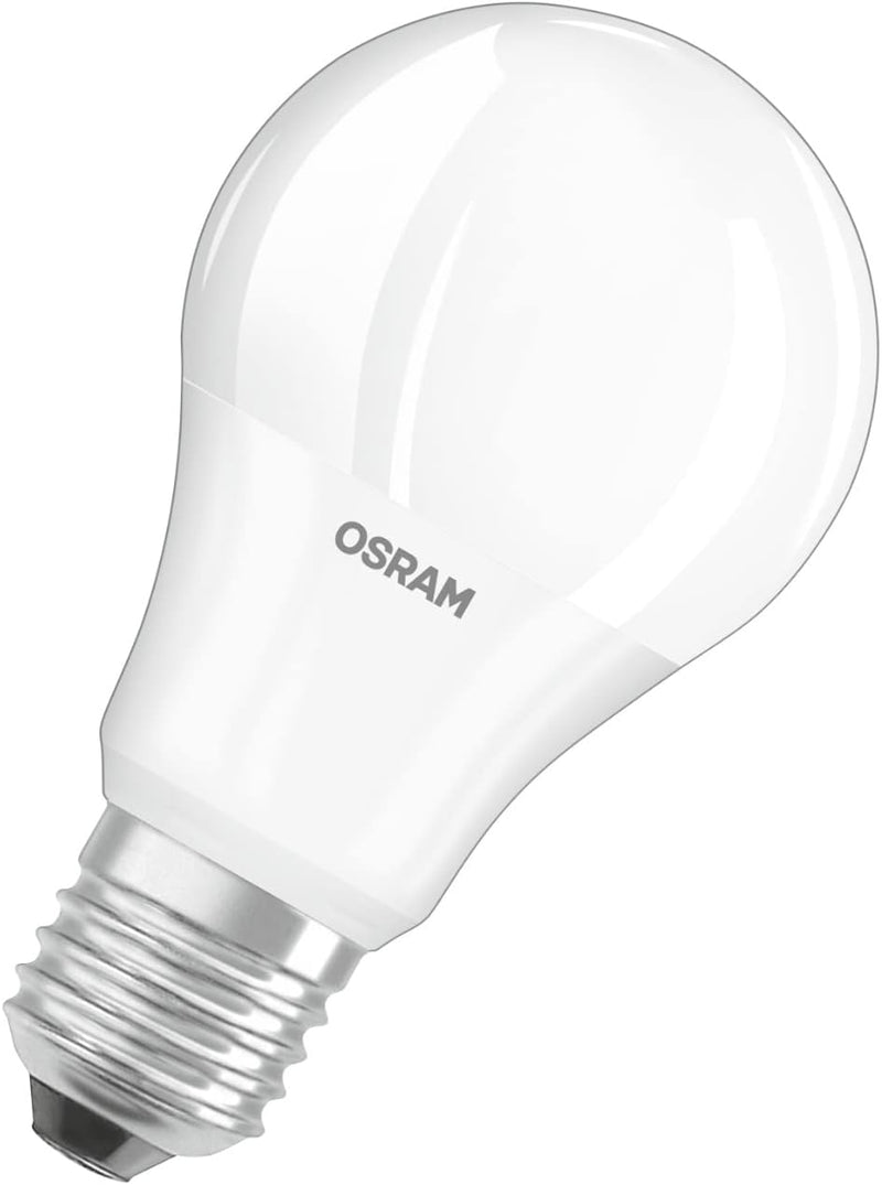 OSRAM LED-Lampe, Sockel: E27, Warm White, 2700 K, 8,50 W, Ersatz für 60-W-Glühbirne, matt, LED BASE