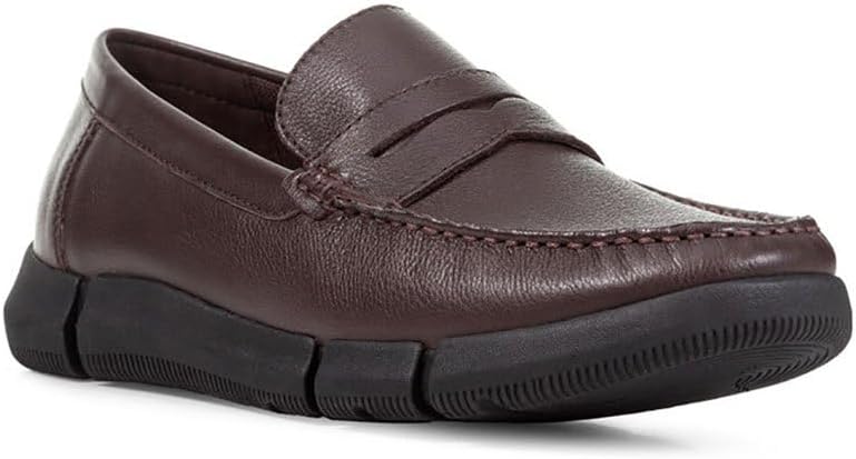 Geox Herren U Adacter M Wide Moccasin, 42 EU Dk Brown