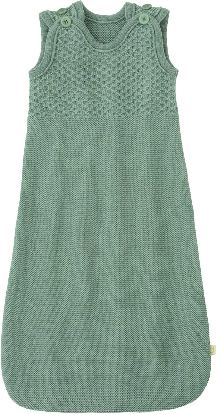 TRÄGER-Schlafsack Baby & Kleinkind - 100% Bio-Merino, TOG 1.7 – atmungsaktiv - Unisex Gr. 60 cm & 75