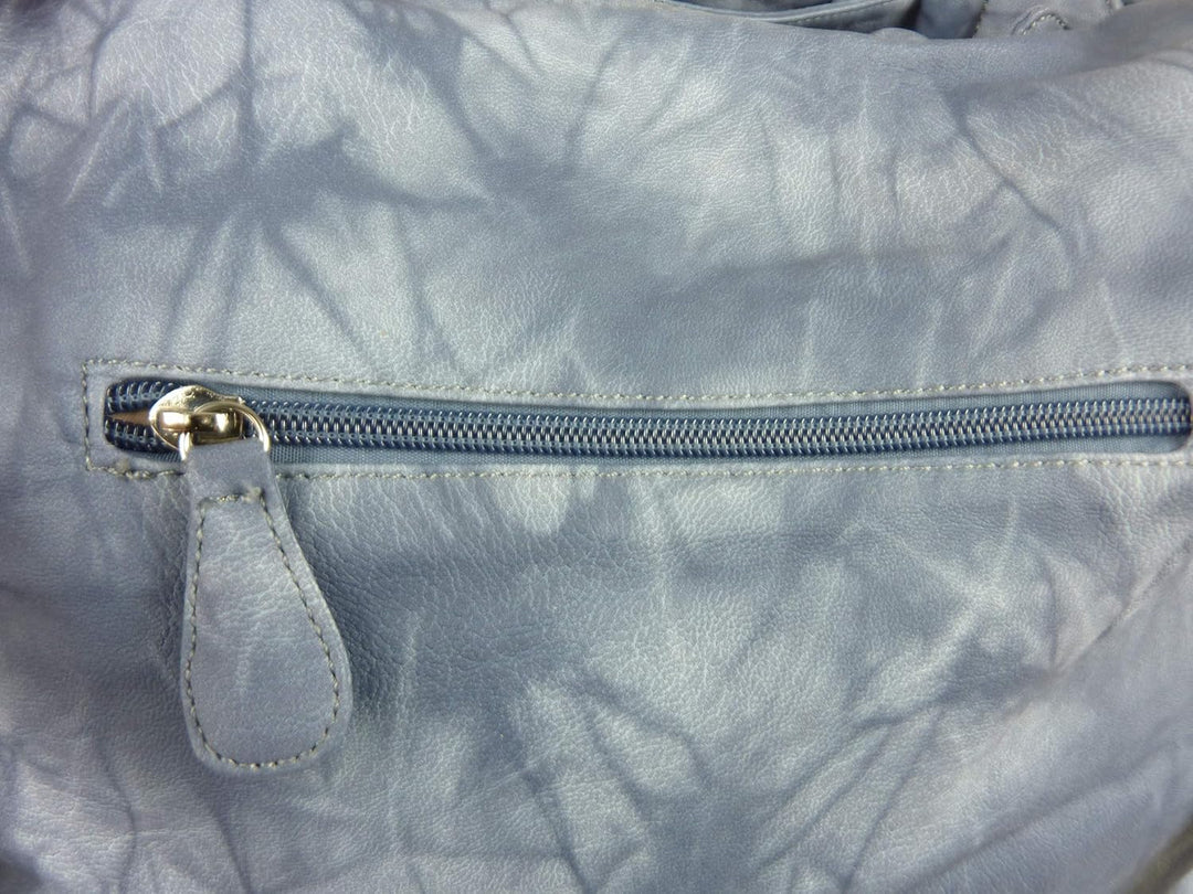 kennydoo Rucksacktasche I 2in1 Damen Rucksack und Handtasche in Einem I Schultertasche einfarbig uni