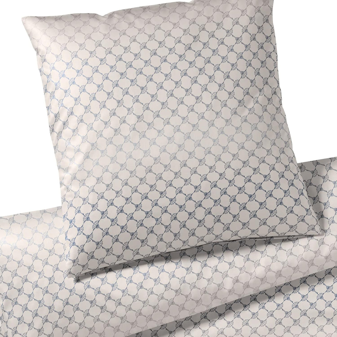 Joop! Mako-Satin-Bettwäsche-Garnitur Cornflower Gleam Farbe Stone Grösse 135x200+40x80