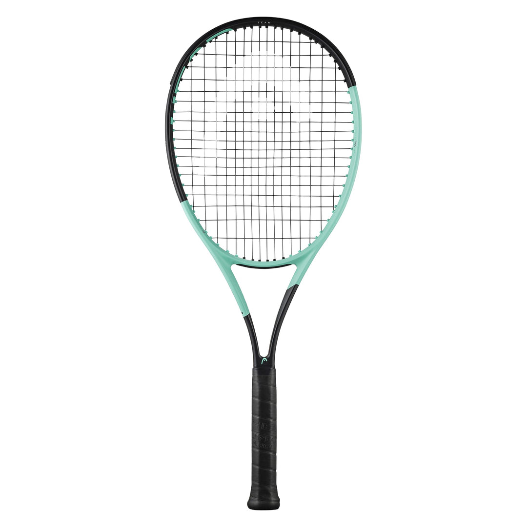 Boom Team 2024 Tennisschläger | Besaitete mittlere Spannung mit Velocity 16G Saite