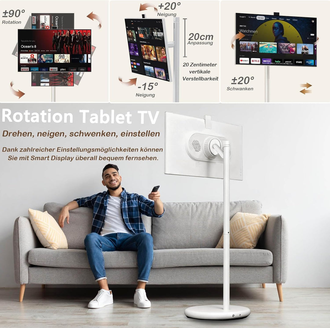 OFD Monitor 27'',Outdoor Fernseher,Portabel Monitor,Touch Screen,Android 13 OS,60Hz,6+128GB Portable