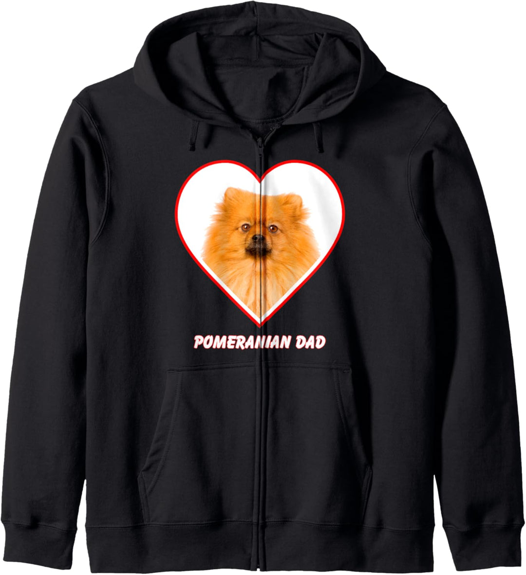 Pomeranian Dog Dad Kapuzenjacke