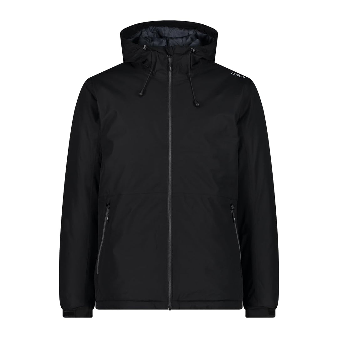 CMP Herren Hoodie Jacke Isolationsjacke Kunstfaserjacke 54 Basic Black, 54 Basic Black