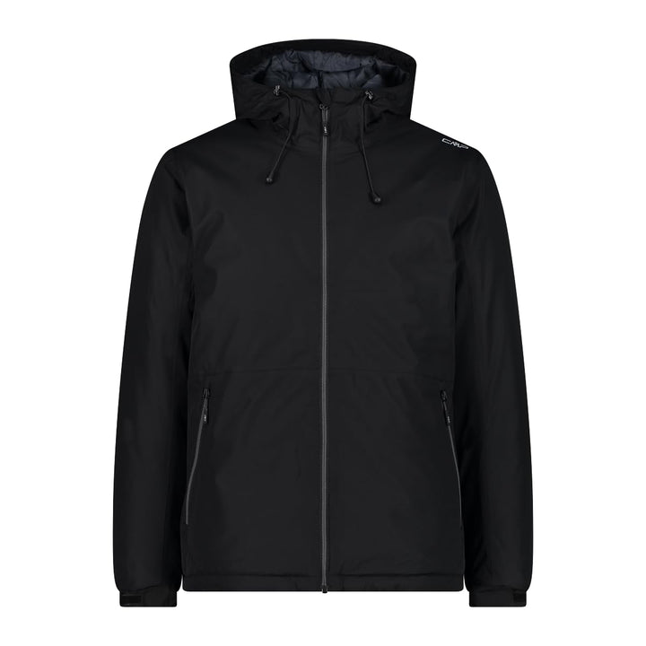 CMP Herren Hoodie Jacke Isolationsjacke Kunstfaserjacke 54 Basic Black, 54 Basic Black