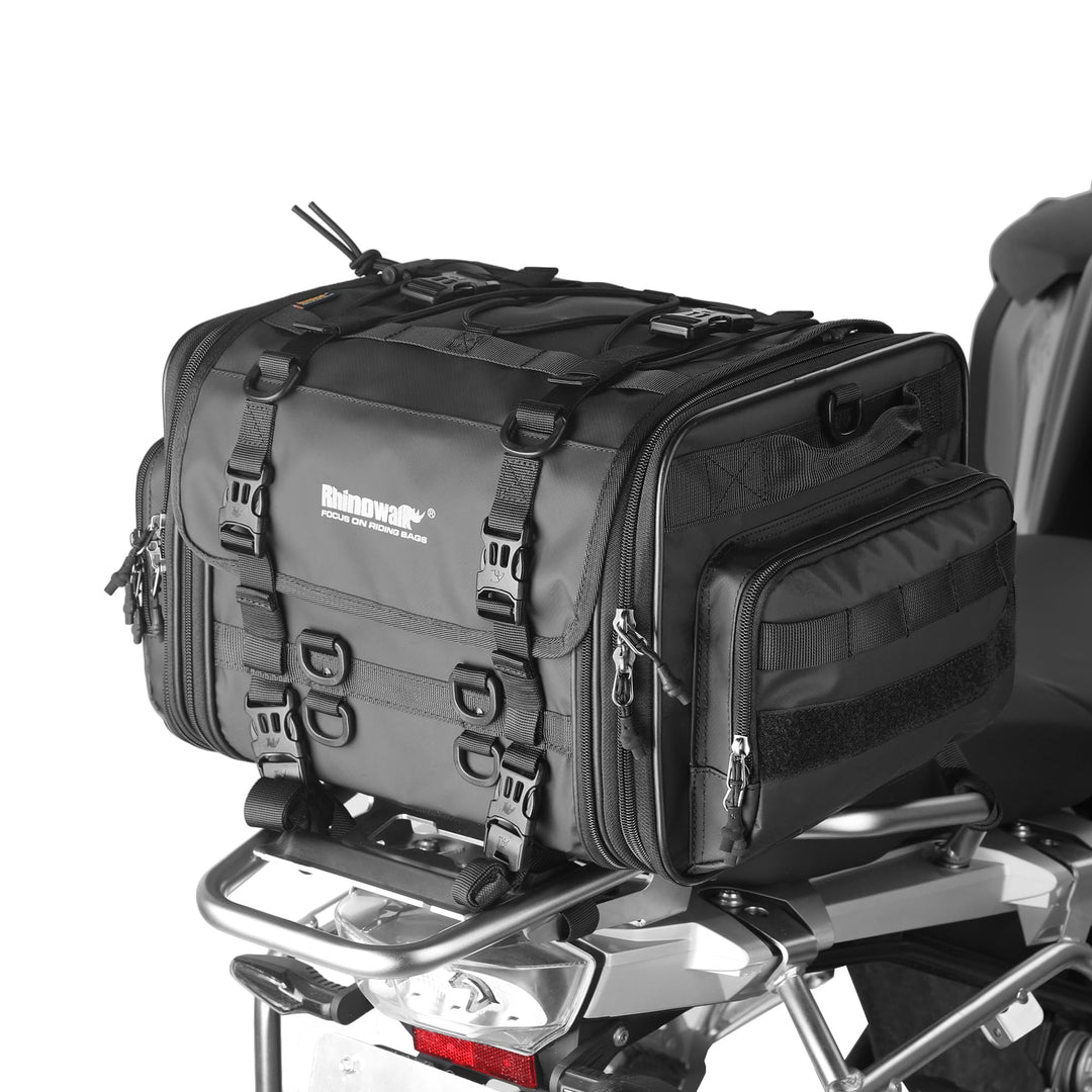 Rhinowalk Motorradtasche, Motorrad Hecktasche, wasserdichte Allwetter-/Kofferraum-/Gepäckträgertasch