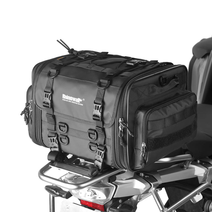 Rhinowalk Motorradtasche, Motorrad Hecktasche, wasserdichte Allwetter-/Kofferraum-/Gepäckträgertasch