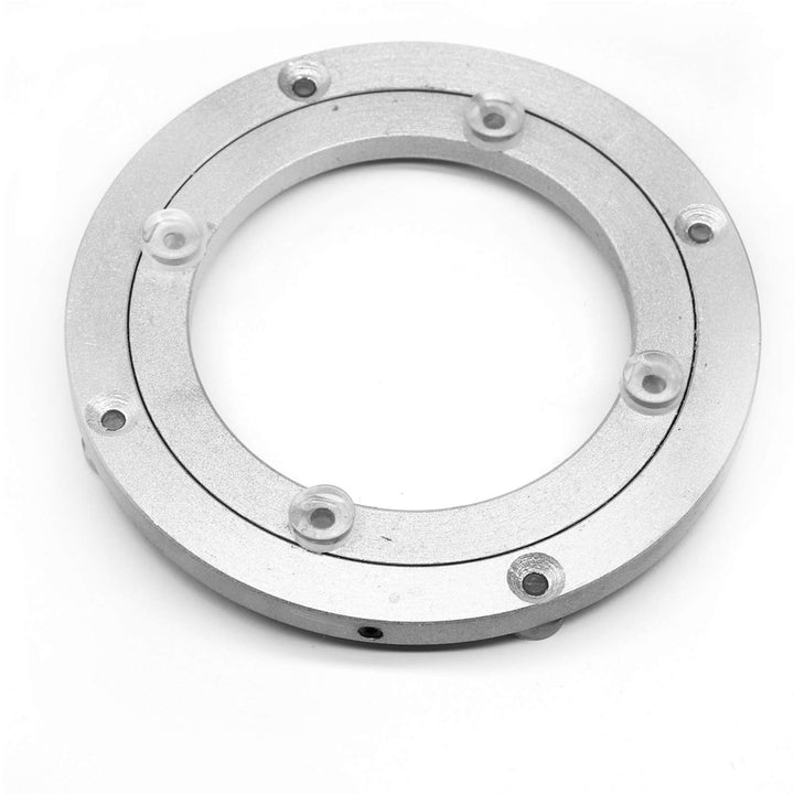 Robuster Drehteller aus Aluminiumlegierung, drehbares Kugellager, runder Esstisch, Glatte Drehplatte