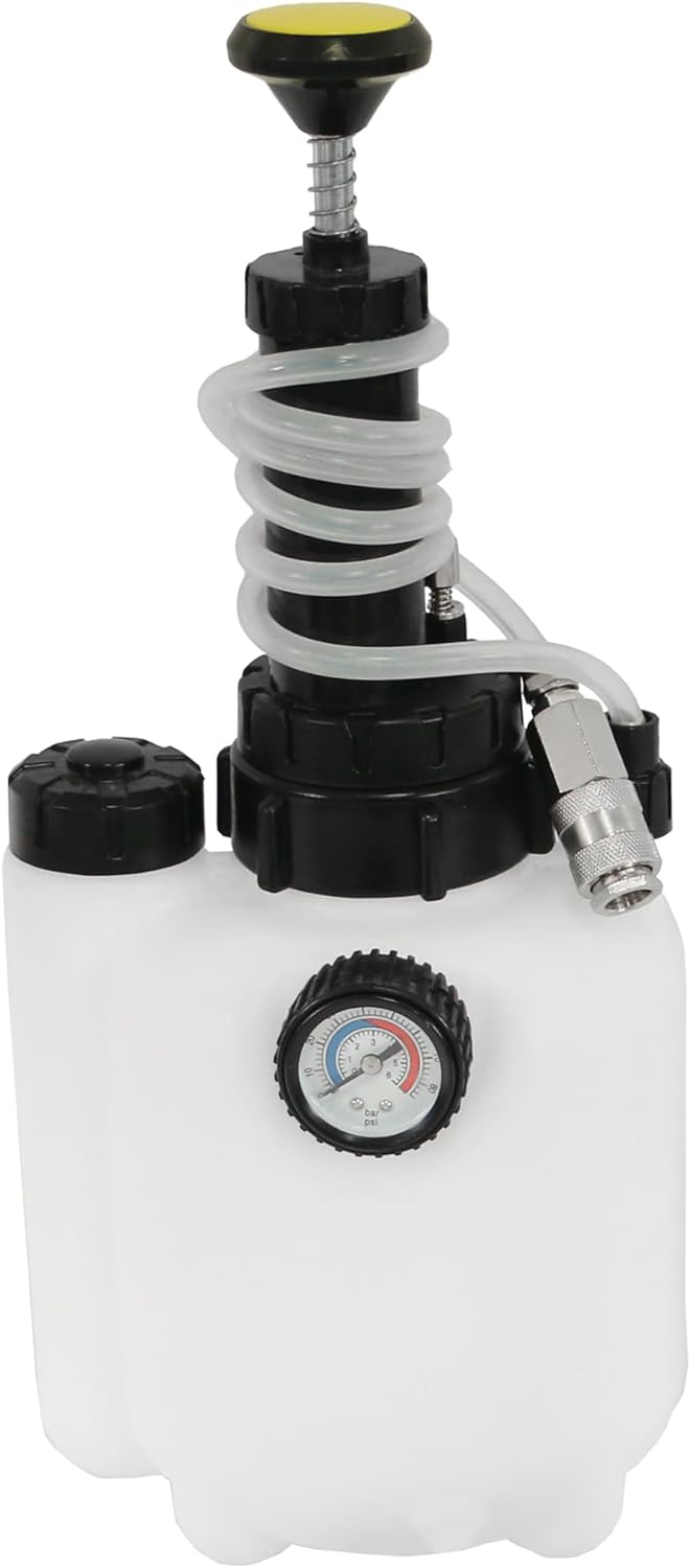 echtools 3L Bremsenentlüftungsgerät Auto Bremsenentlüfter Bremsflüssigkeitswechselgerät mit 1L Absau