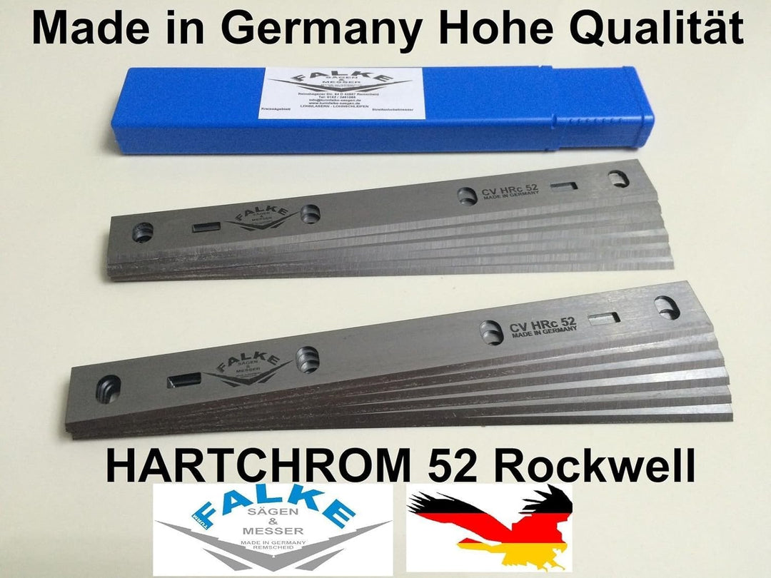 12 Stück Scheppach/Woodster Woodstar Hobelmesser geeignet HMS 2000 / PT 85