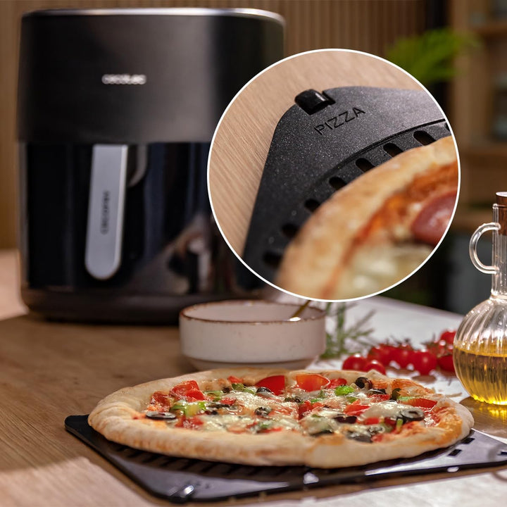 Cecotec Heissluftfritteuse Cecofry&Grill Duoheat 6500. 2200 W, 6,5 L, 40–200 °C, 3-in-1 Grill & Gril