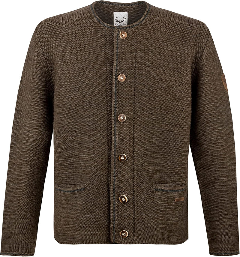 Stockerpoint Herren Jacke Amaro Strickjacke, Tobacco, 46