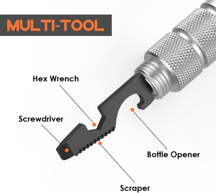 BIIB Geschenke für Männer, Vatertagsgeschenk für Papa, Multitool Pen mit LED Gadgets, Geburtstagsges
