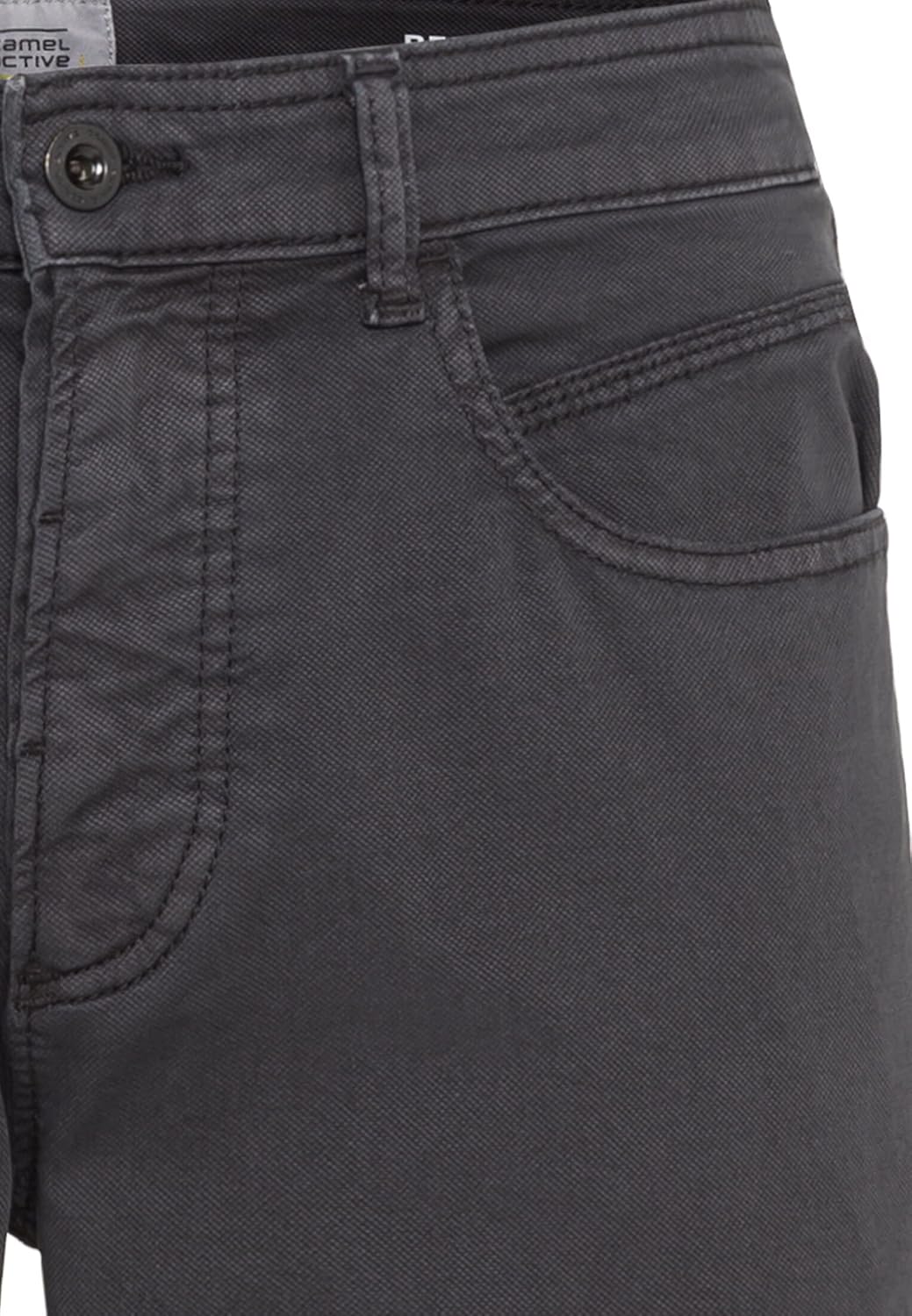 camel active Herren Hose 35W / 34L Grau, 35W / 34L Grau