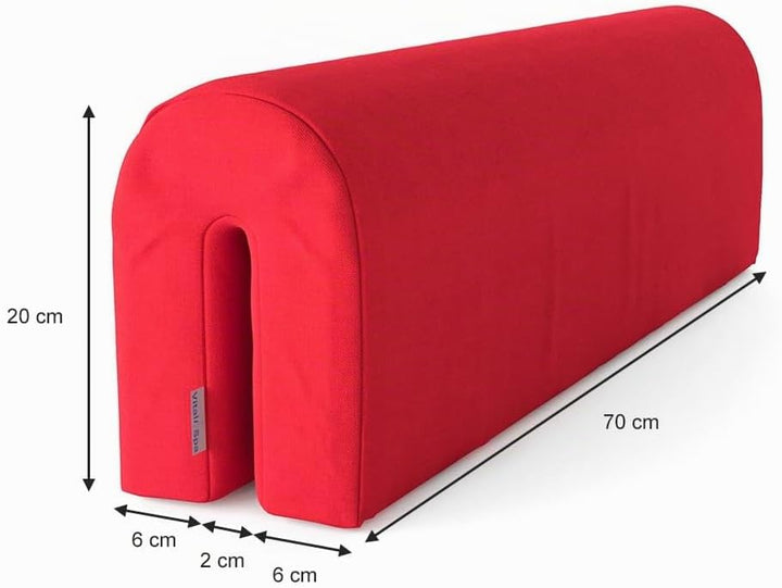 VitaliSpa Bettumrandung, Rot, 70 x 20 cm, Rot