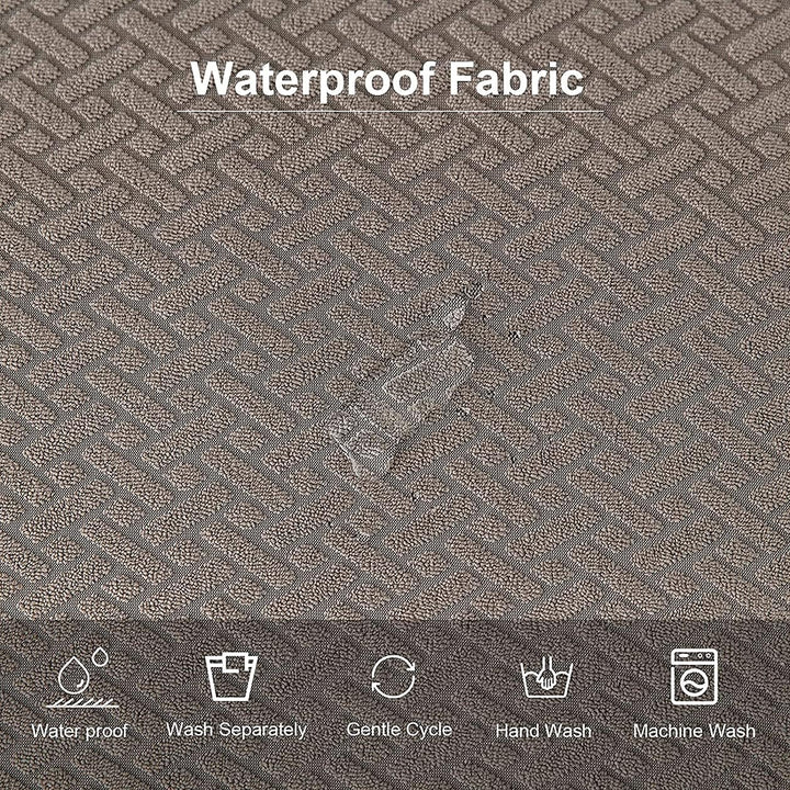 LANSHENG Stuhlbezug Sitzfläche Waschbarer Stretch Wasserdicht Jacquard Bezug für Stühle Esszimmerstu