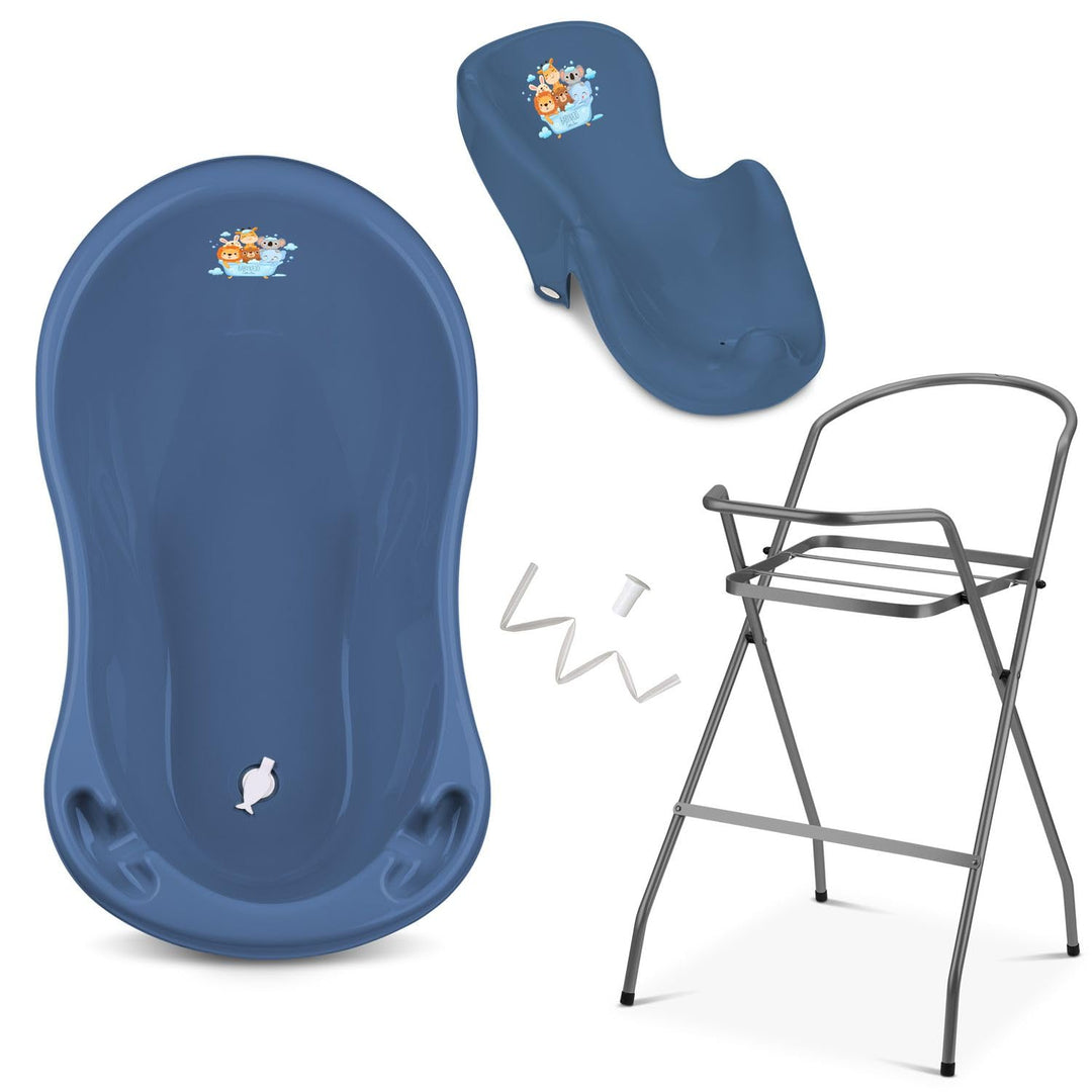 Baby Badewanne mit Gestell 4 Set TÜV Rheinland zertifiziert! Babybadewannen + Baby Badewannensitz +A