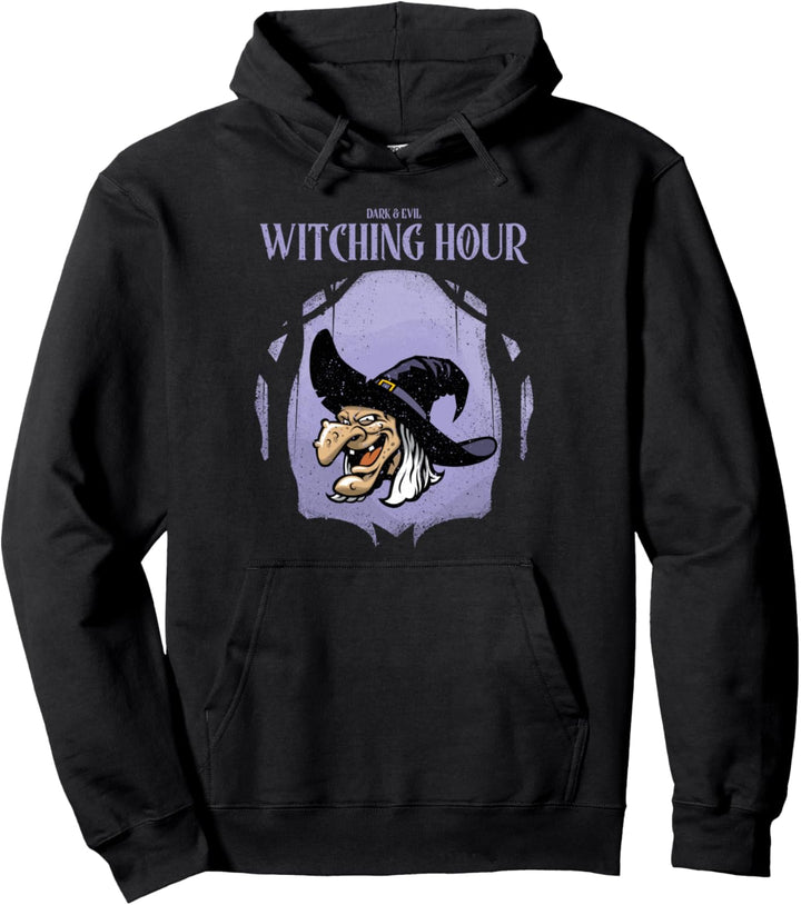 Dunkle böse Hexenstunde Lustiges Kostüm Halloween Pullover Hoodie