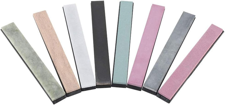 Zerodis Wetzstein-Set, 8-teilig, Schleifstein, Körnung 240/400/800/1000/3000/5000/8000/10000 Schleif