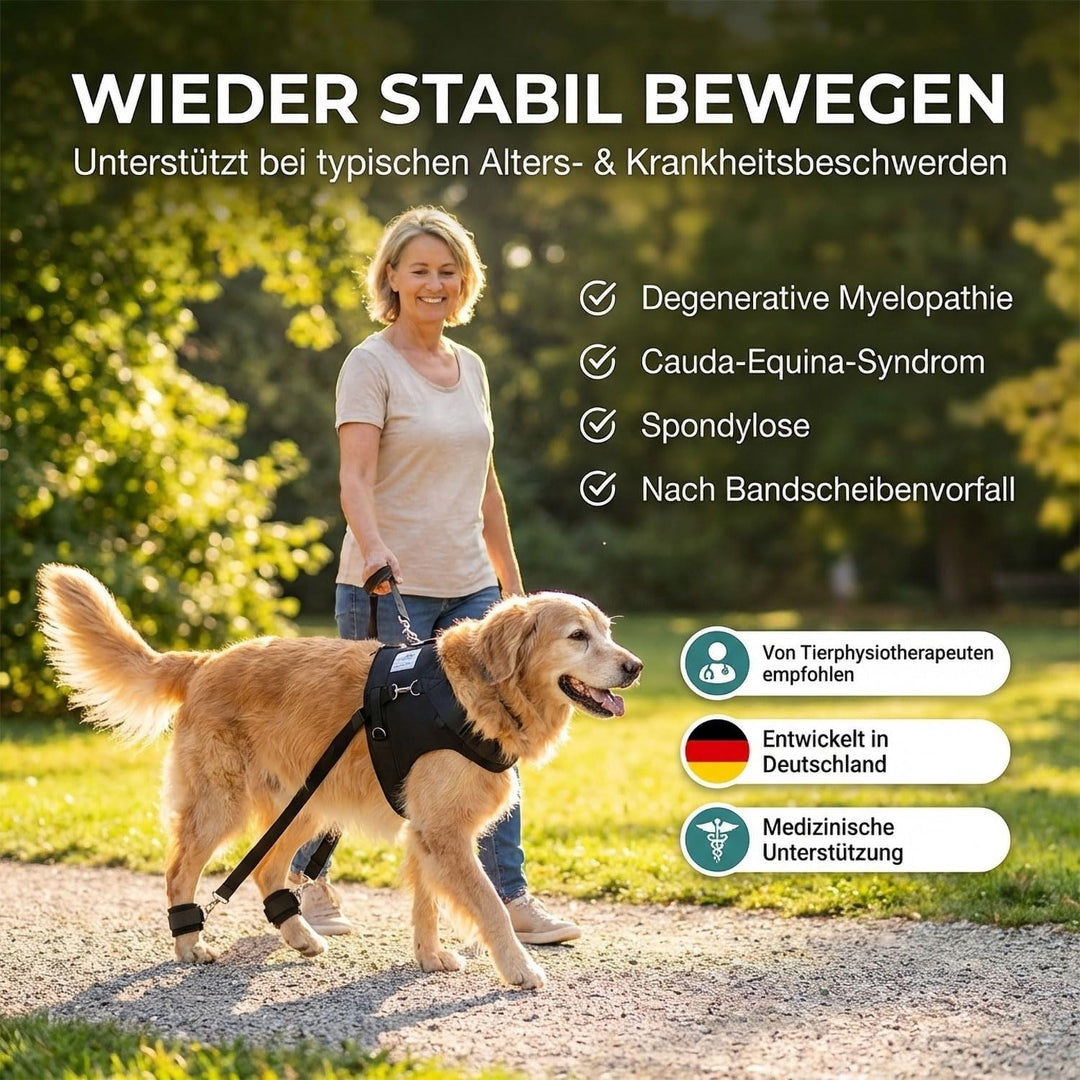 Nature Pet Hundeexpander &amp; Rehageschirr für Hunde – Flexipander zur Rehabilitation, Mobilitätshilfe