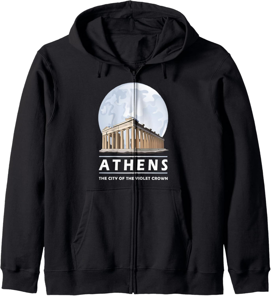 Akropolis von Athen Griechenland Wahrzeichen Geschenk Kapuzenjacke