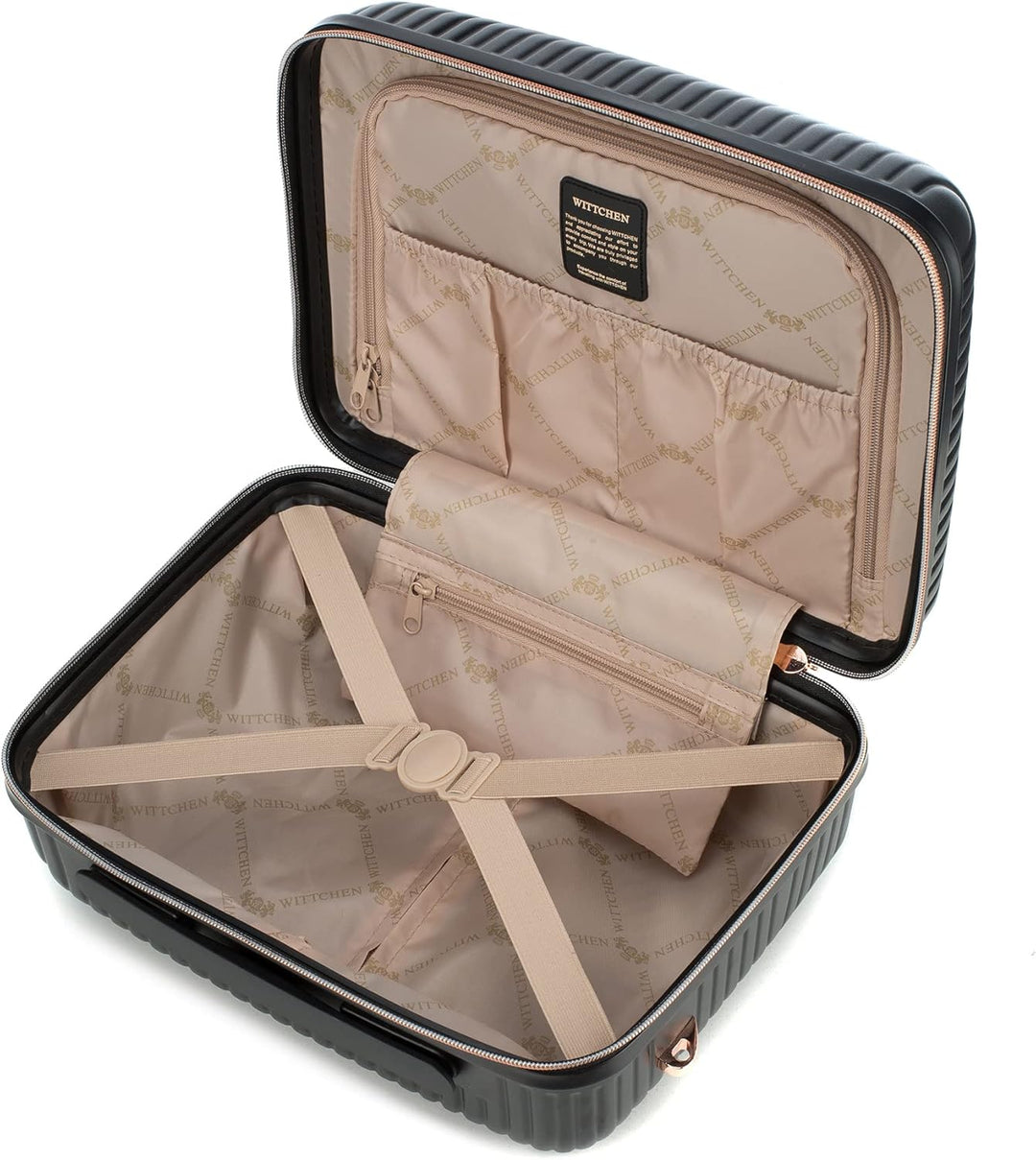 WITTCHEN GL Style Line | Kosmetikkoffer Reisekoffer Handgepäck Kabinengepäck Kosmetiktasche Damen Re