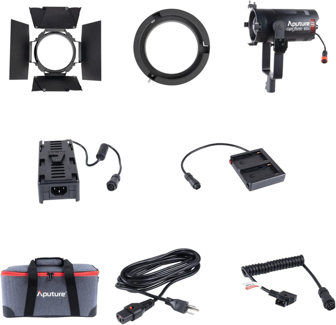 Aputure LS 60x LED Video Licht 60W Bi-Farbe 2700~6500K Unterstützt App Steuerung Integrierte Beleuch
