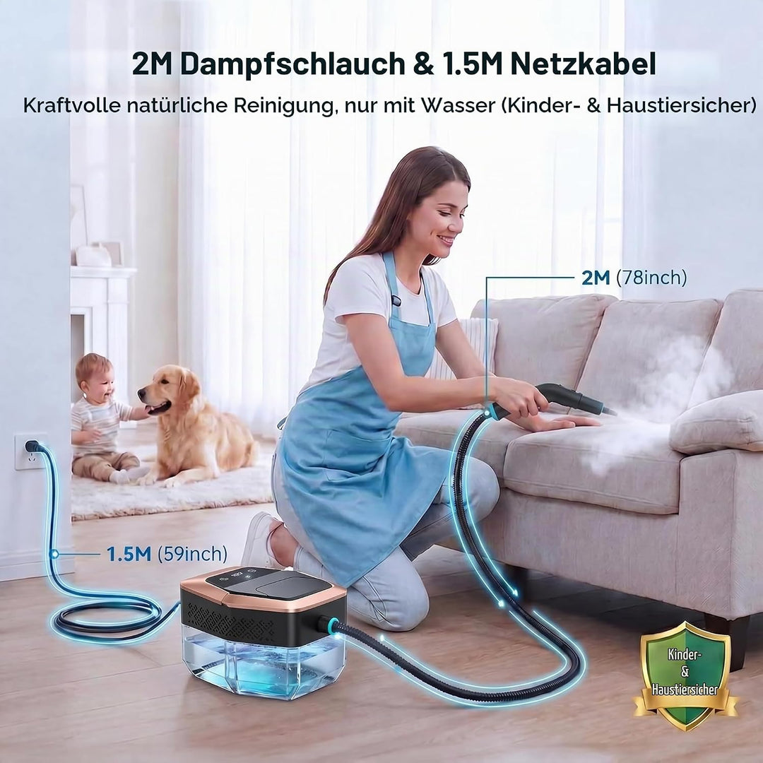 Dampfreiniger Handgerät Handdampfreiniger Dampfreiniger für Alles Steam Cleaner Handlicher für Fussb