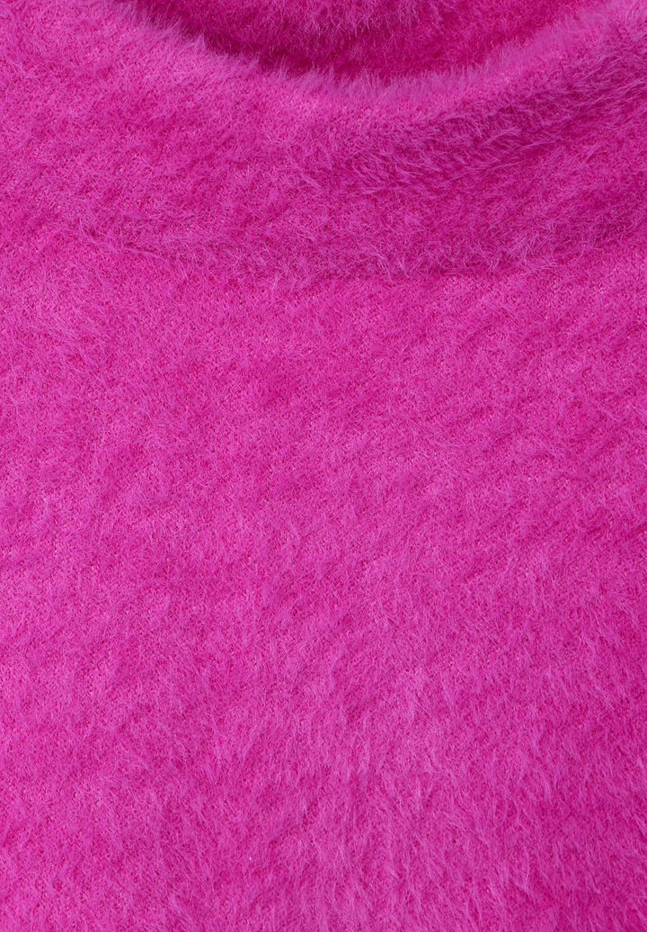 STREET ONE Damen Langarmshirt 46 Bright Cozy Pink, 46 Bright Cozy Pink