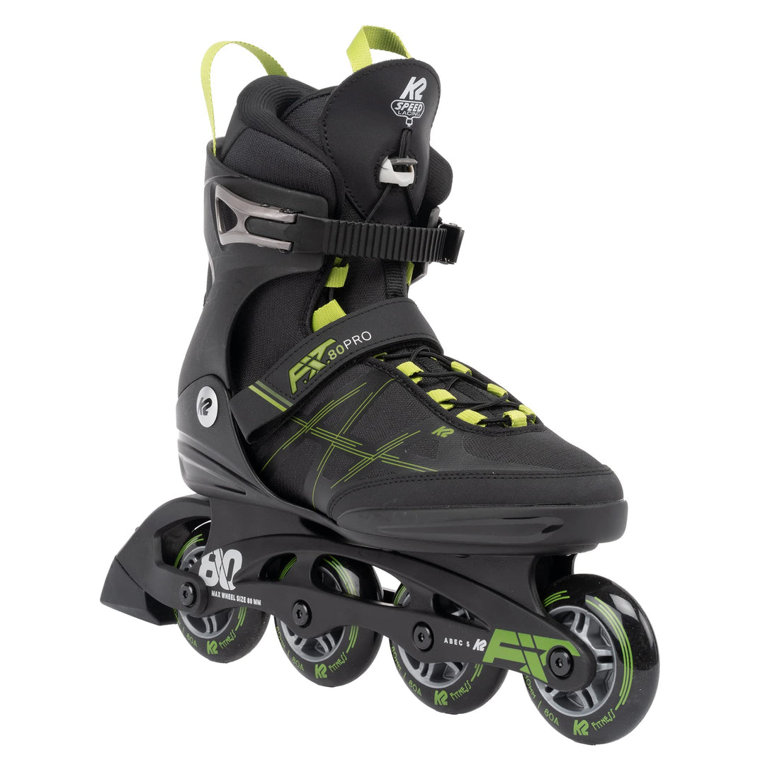 K2 F.I.T. 80 PRO Inline Skate 2025 Black/Olive EU: 38 (UK: 5 / US: 6) black - olive, EU: 38 (UK: 5 /