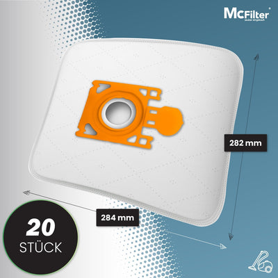 McFilter | 20 Staubsaugerbeutel als Alternative für Swirl EIO80 | geeignet für EIO, Quigg, Thomas |