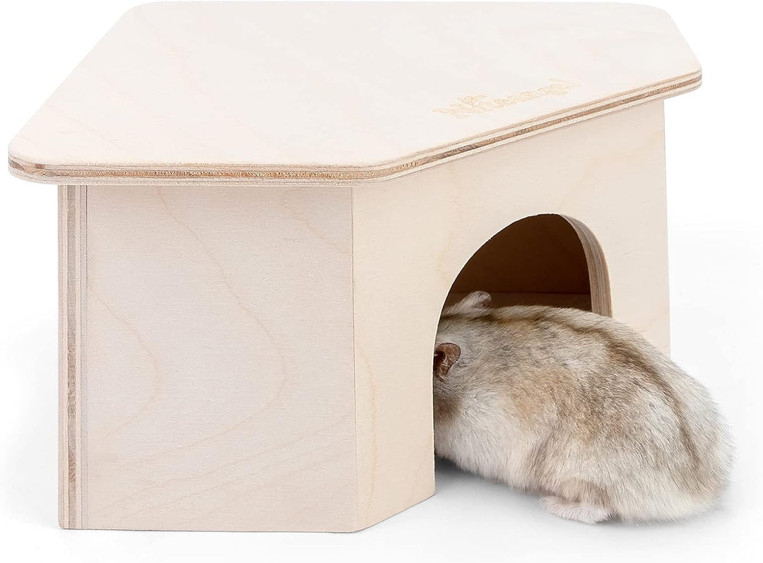 Niteangel Birke Chamber-Maze Hamster Hideout – Kleine Haustiere Wald Haus Lebensräume Dekor für Hams