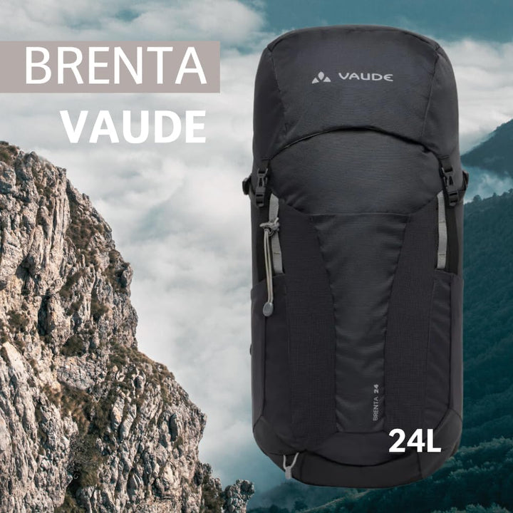 VAUDE Unisex Brenta 24 Rucksäcke (1er Pack) Einheitsgrösse Schwarz, Einheitsgrösse Schwarz