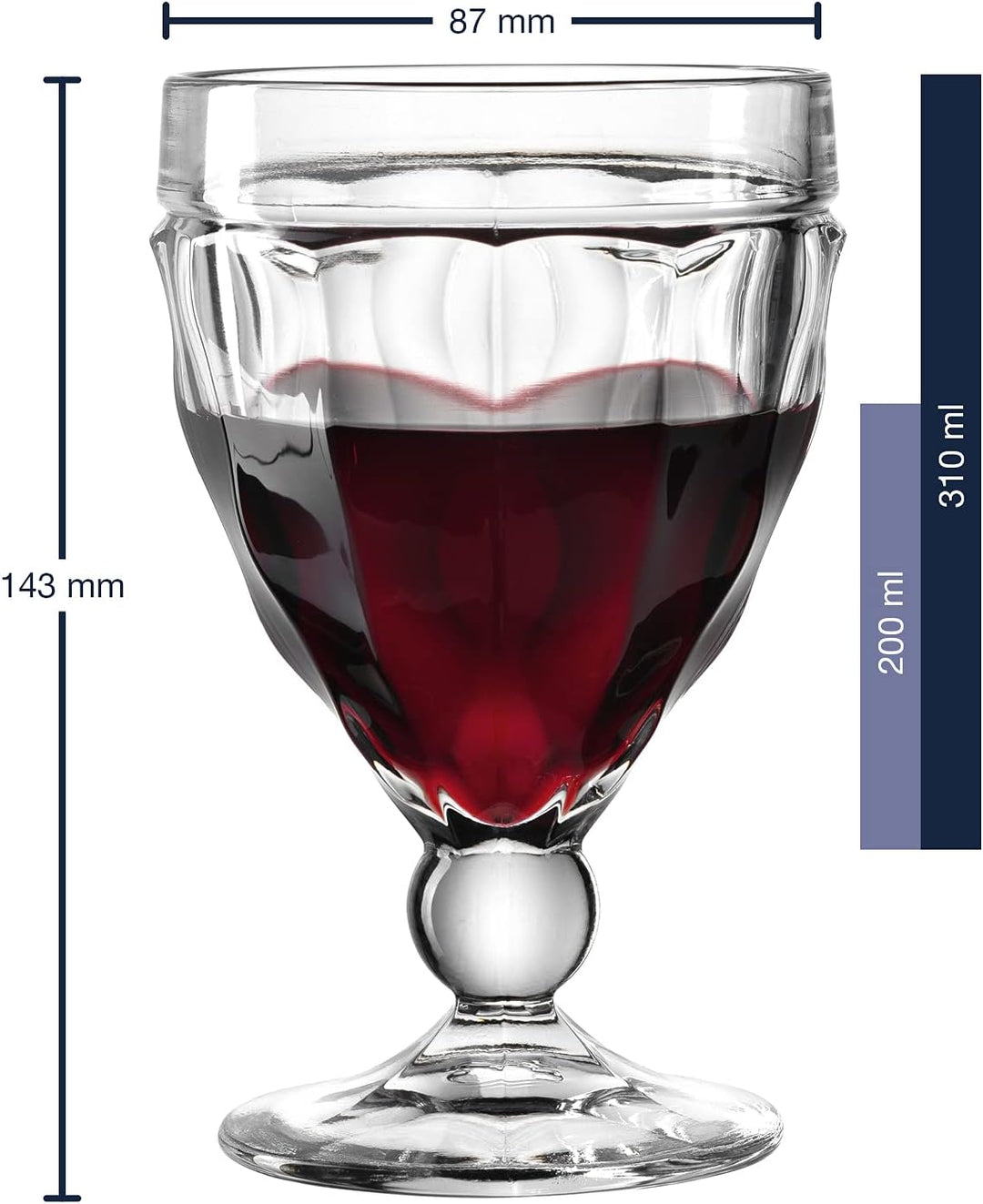 Leonardo Brindisi Kelch-Glas 12 er Set, Weisswein-, Rotwein- und Sekt-Gläser, spülmaschinenfeste Kel