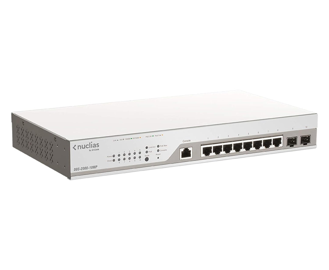 D-Link DBS-2000-10MP Netzwerk-Switch Managed Gigabit Ethernet (10/100/1000) Power over Ethernet (PoE