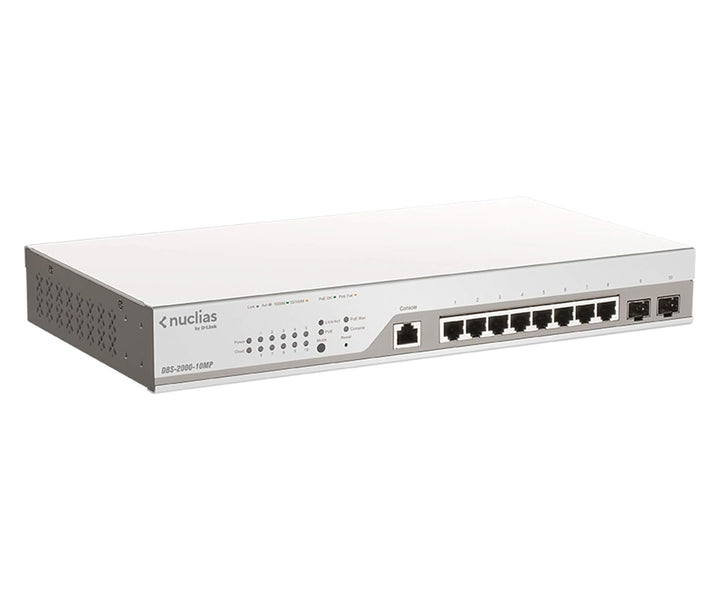 D-Link DBS-2000-10MP Netzwerk-Switch Managed Gigabit Ethernet (10/100/1000) Power over Ethernet (PoE