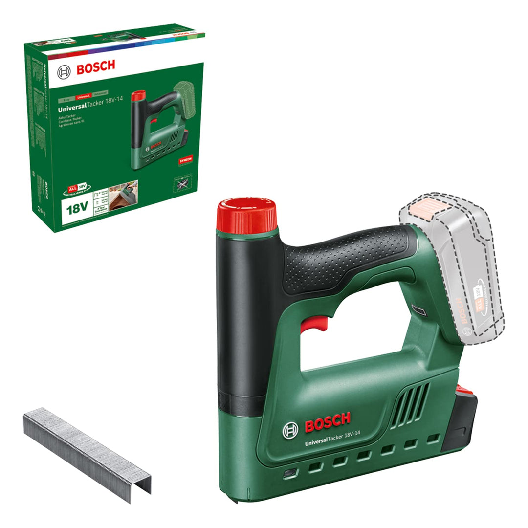 Bosch Home and Garden Bosch Akku-Tacker UniversalTacker 18V-14 (Tackern/heften in Weich-und Hartholz