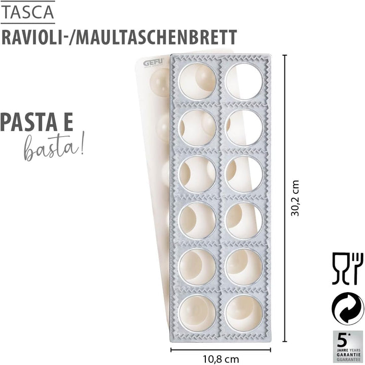 Gefu 28440 Ravioli/Maultaschenbrett Tasca, 3Tlg.
