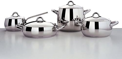 Alessi "MAMI" Deckel aus Edelstahl, 20 cm Silber 20 cm, Silber 20 cm