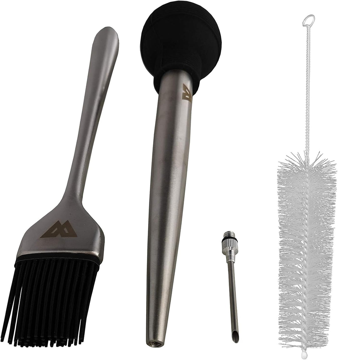 Wolfcut Bratenspritzen Set BBQ ∙Truthahn-Bratset ∙Marinaden Spritze zum Einspritzen von Marinaden Fo