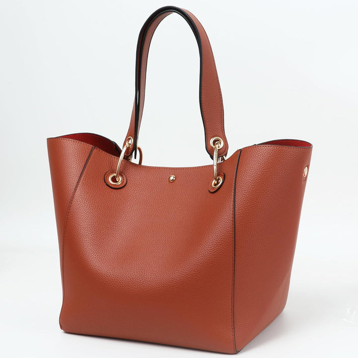 sqlp Damen Henkeltaschen Leder Gross Kapazität Shopper Tasche Student Schultasche Arbeit Handtasche