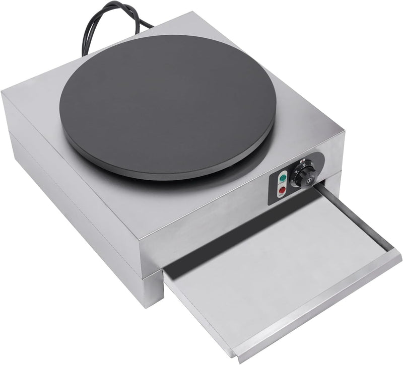 3000 W Crêpe-Maker, Crêpe-Eisen, Crêpe-Pfanne, Pfannkuchen-Maker, emailliertes beschichtetes Gusseis