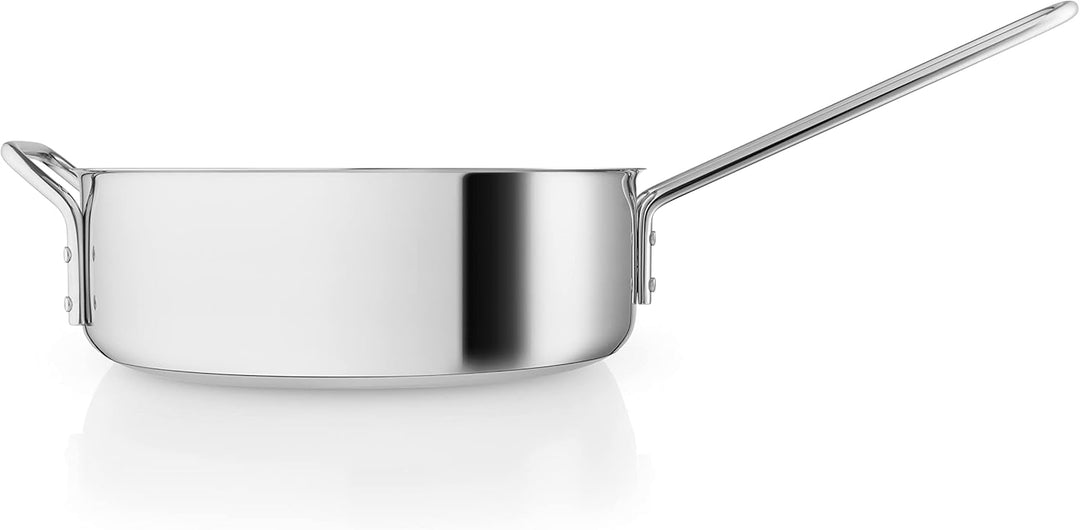 EVA SOLO 5706631183871 Patelnia Sauté 24cm SS z ceramiczną powłoką, Edelstahl, 24cm