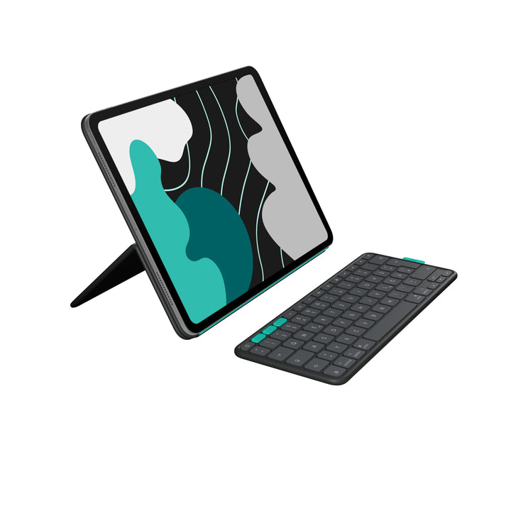 Logitech Flip Folio, Tastatur-Case für iPad Pro 13 Zoll (M4 und M5) und iPad Air 13 Zoll (M2 und M3)